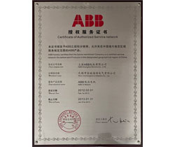 2012年授权服务证书